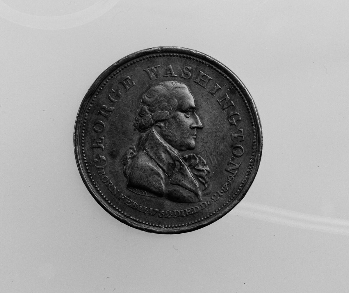 George Washington Commemorative Medal, Possibly Joseph S. and Alfred Wyon (active 18th–19th century), Bronze