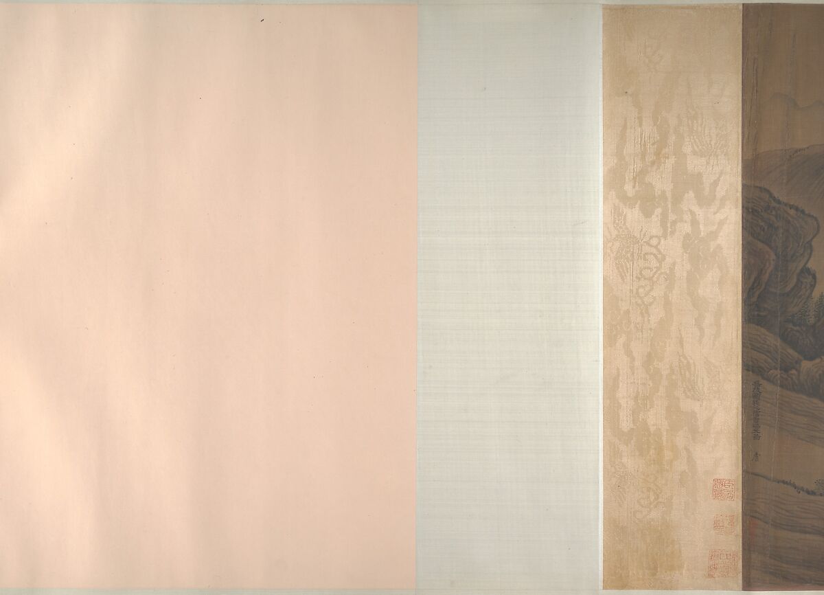 The Hills of Kuaiji, Unidentified artist, Handscroll; ink and color on silk, China