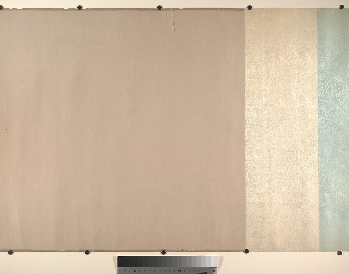 Traveling amid Mountains, Unidentified artist, Handscroll; ink and color on silk, China