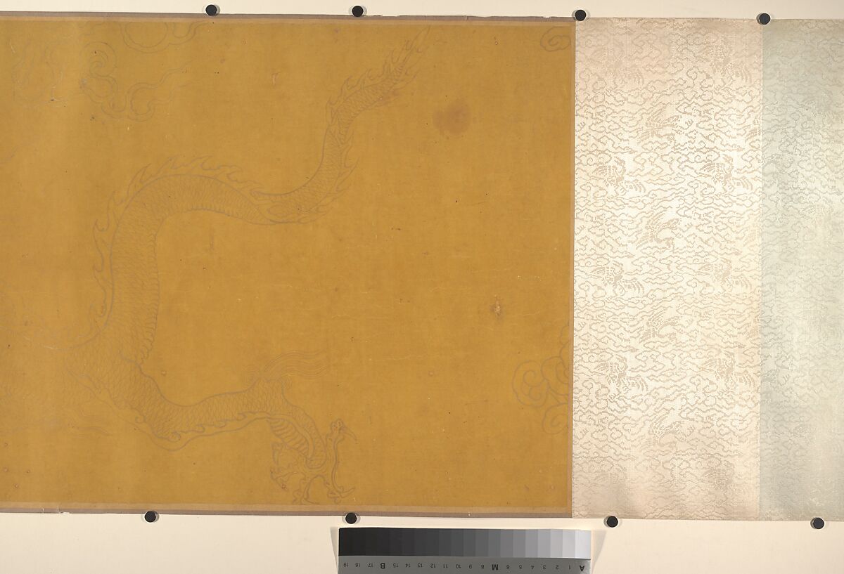 Landscape, Unidentified artist (17th century), Handscroll; ink on silk, China