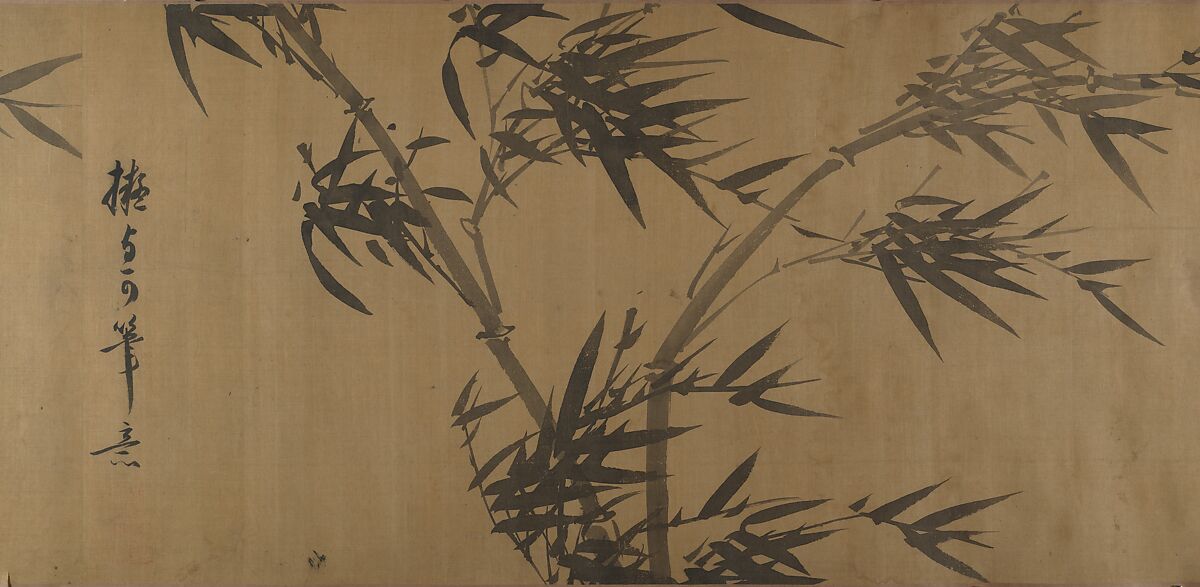 Bamboo Studies, Unidentified artist, Handscroll; ink on silk, China