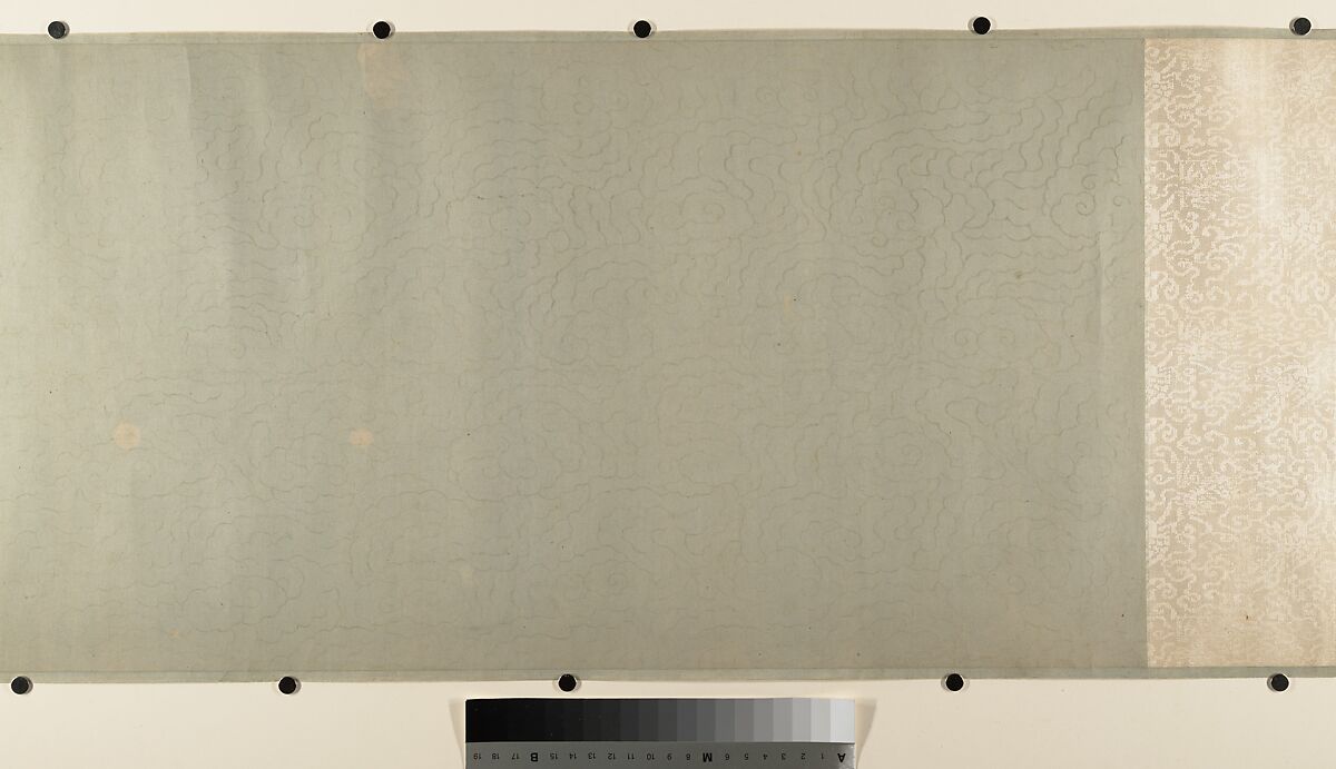 River Scene with Birds and Bamboo, Unidentified artist  , 17th century or later, Handscroll; ink and mineral color on silk, China