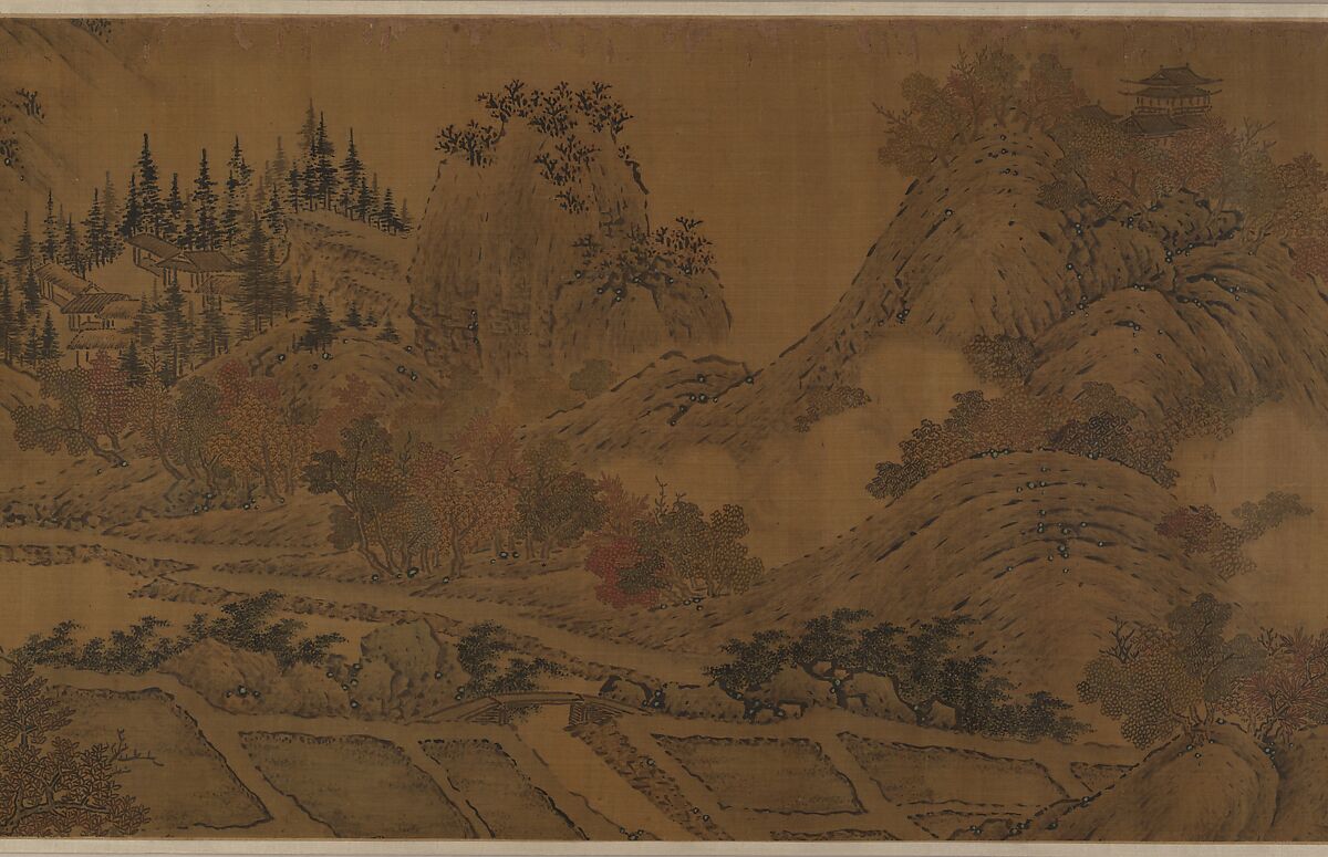 Autumn Landscape, Handscroll; ink and color on silk, China