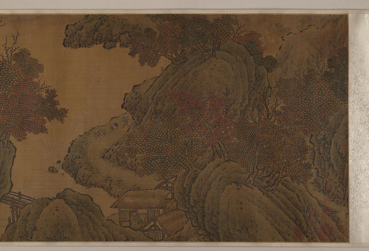 Autumn Landscape, Handscroll; ink and color on silk, China 