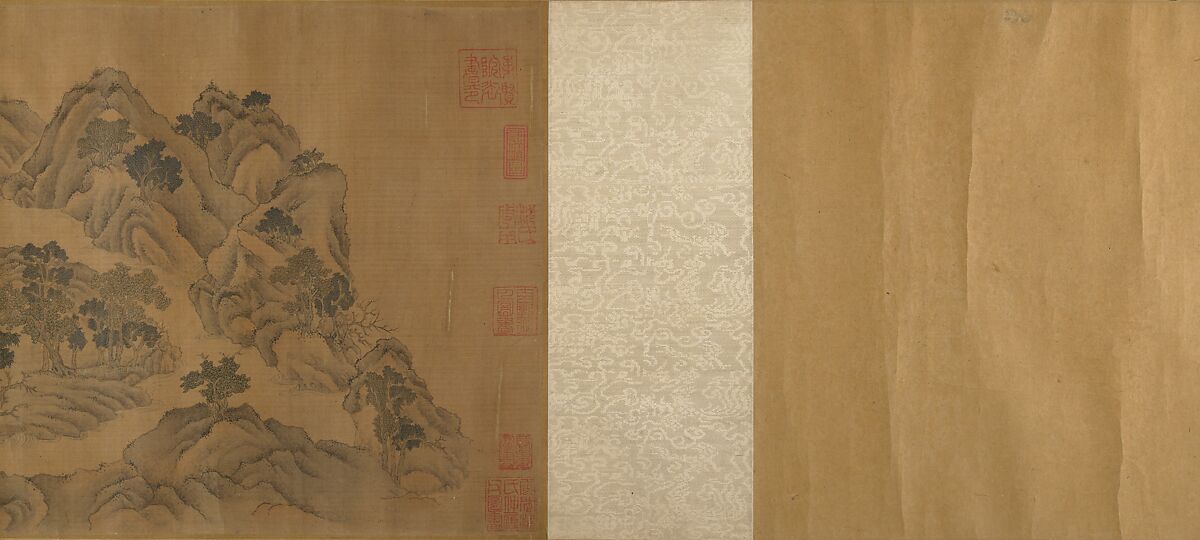Wangchuan Villa, Unidentified artist  , 16th century, Handscroll; ink and color on silk, China