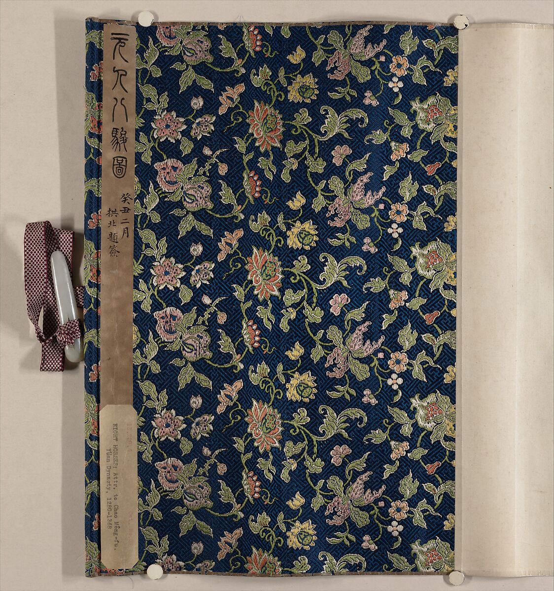 Eight Horses, Unidentified artist, Handscroll; ink and color on silk, China