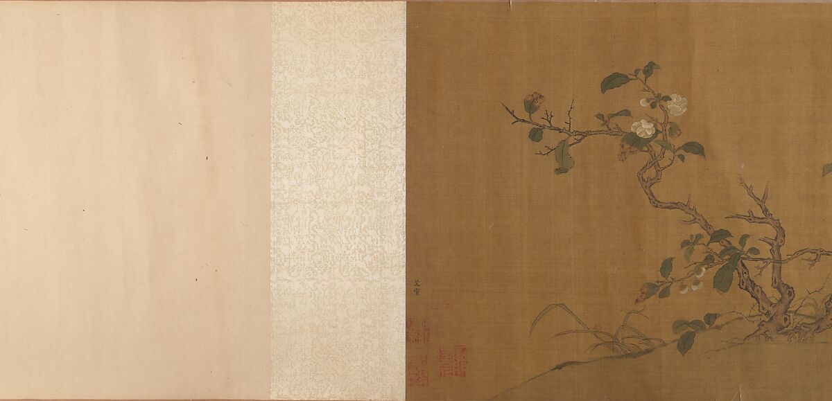 Quail, Unidentified artist, Handscroll; ink and color on silk, China