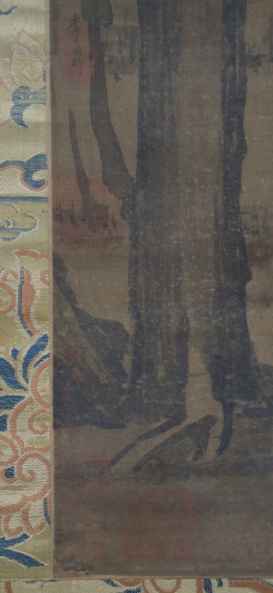 Meditations, Unidentified artist, Hanging scroll; ink and color on silk, China