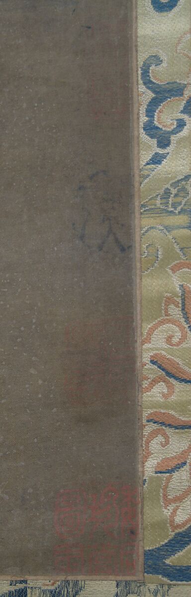 Meditations, Unidentified artist, Hanging scroll; ink and color on silk, China