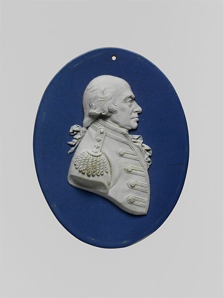 Medallion of Lord Howe, Josiah Wedgwood and Sons (British, Etruria, Staffordshire, 1759–present), Earthenware, British 