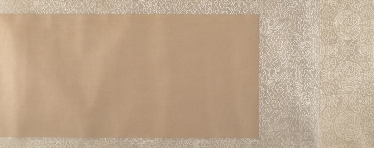 Mountains in the Snow, Unidentified artist, Handscroll; Ink and color on silk, China