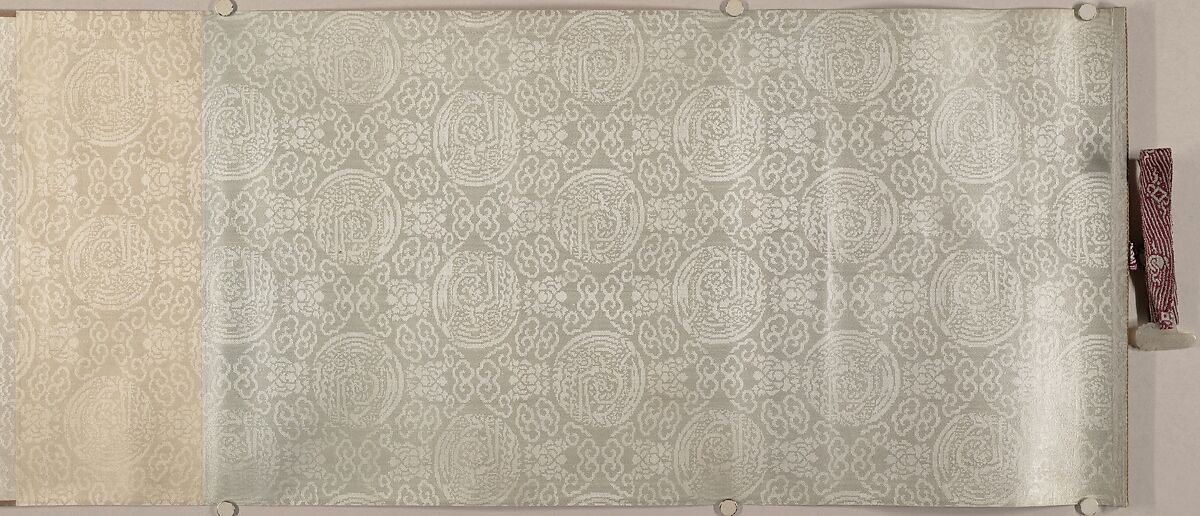 Mountains in the Snow, Unidentified artist, Handscroll; Ink and color on silk, China