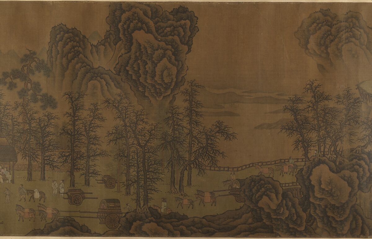 Mountain Scenery, Unidentified artist, Handscroll; ink on silk, China