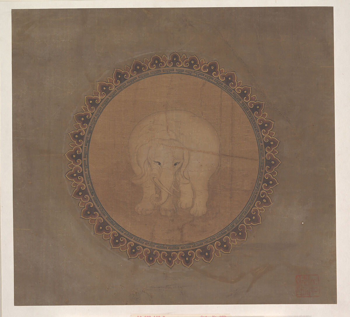 Twelve Designs for Circular Mirror, Formerly attributed to Yi Yuanji (Chinese, active 11th century), Set of twelve album leaves; ink and color on silk, China