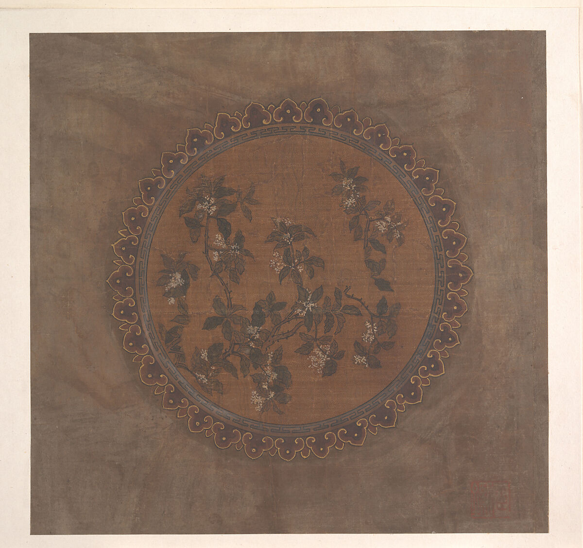 Twelve Designs for Circular Mirror, Formerly attributed to Yi Yuanji (Chinese, active 11th century), Set of twelve album leaves; ink and color on silk, China