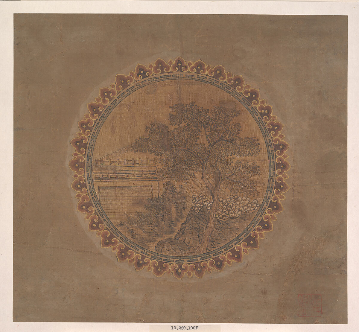 Twelve Designs for Circular Mirror, Formerly attributed to Yi Yuanji (Chinese, active 11th century), Set of twelve album leaves; ink and color on silk, China