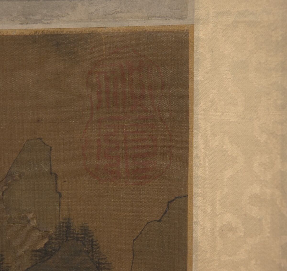 Orchid Pavilion or Lanting, Unidentified artist, Hanging scroll; ink and color on silk, China