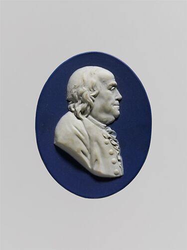 Portrait Bust of M. de Neuville, Captain of Artillery and Comptroller  General, c. 1780, Jean-Jacques Caffieri, French, 17251792, 21 3/4 x 22 1/2  x 20 in. (55.25 x 57.15 x - Album alb9430748