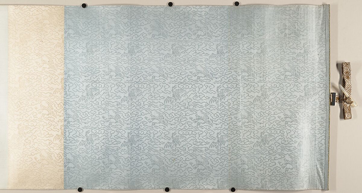 Holy Men Travelling to the Buddhist Heaven, Unidentified artist, Handscroll; ink on silk, China