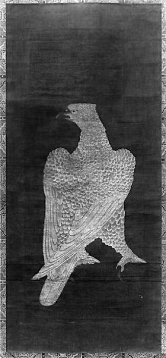 White Falcon, Unidentified artist, Hanging scroll; on silk, China 