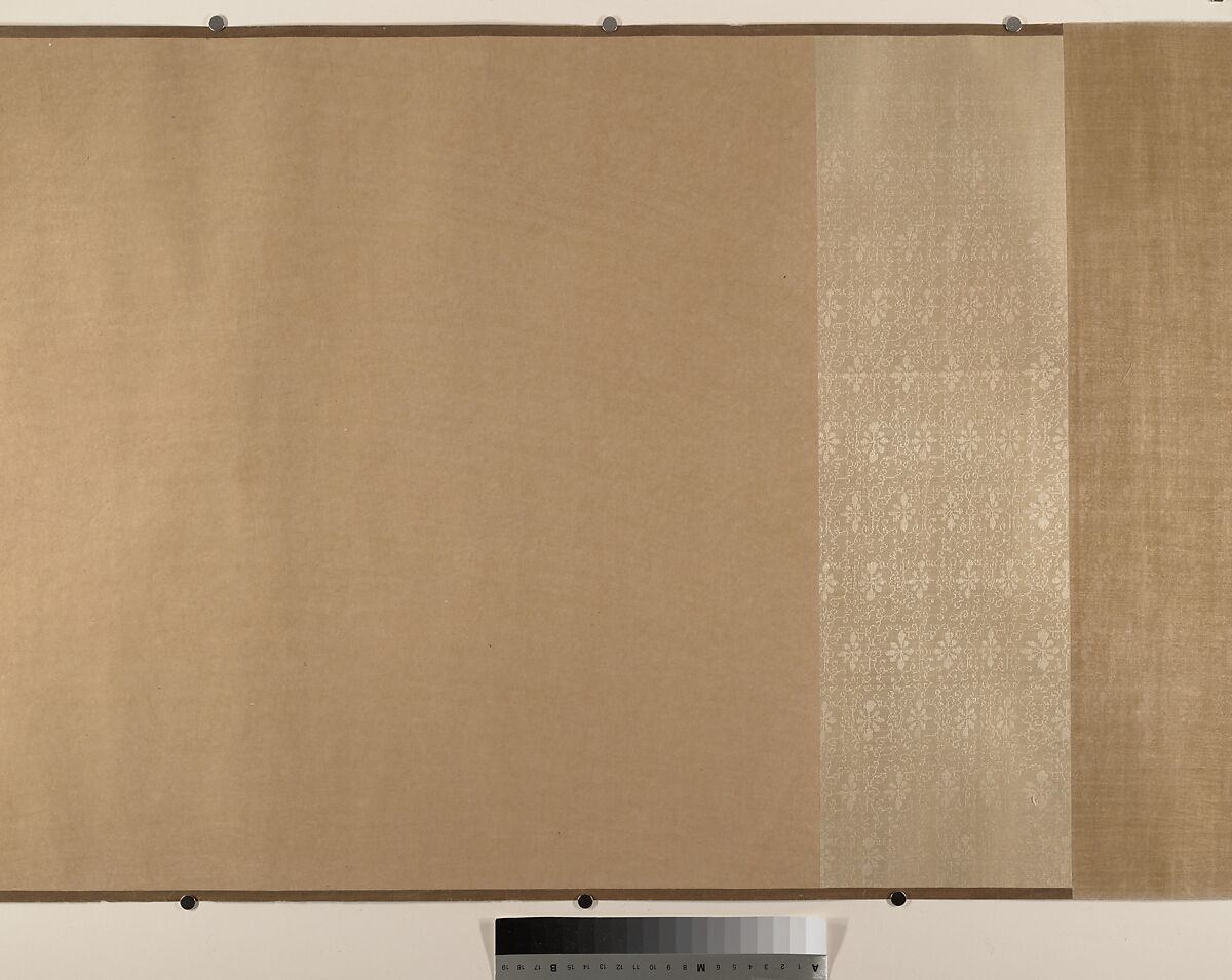 Five Rulers at New Year's Reception, Unidentified artist, Handscroll; ink and color on silk, China