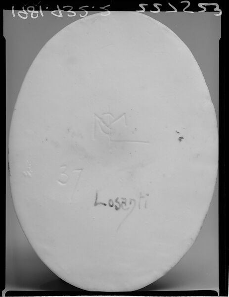 Medallion, M. Louise McLaughlin (American, Cincinnati, Ohio 1847–1939 Cincinnati, Ohio), Porcelain, American