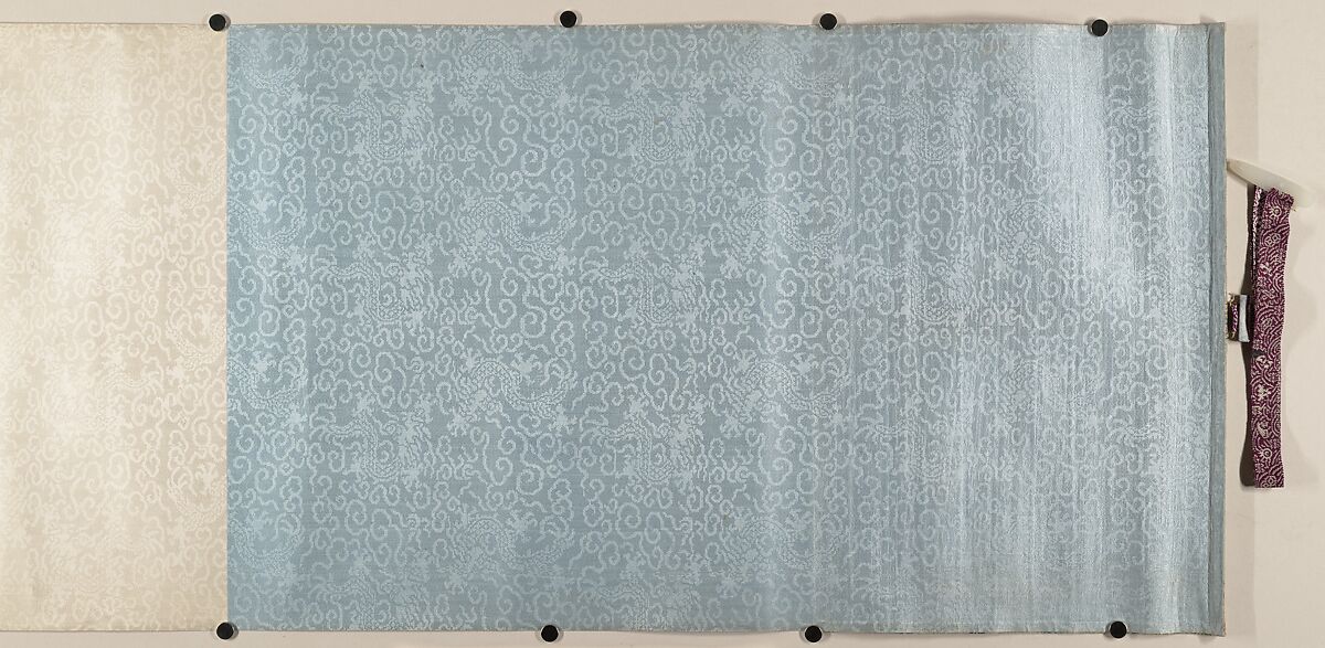 Xiao Yi Obtaining the Lanting Manuscript from the Monk Biancai, Unidentified artist, Handscroll; ink and color on silk, China