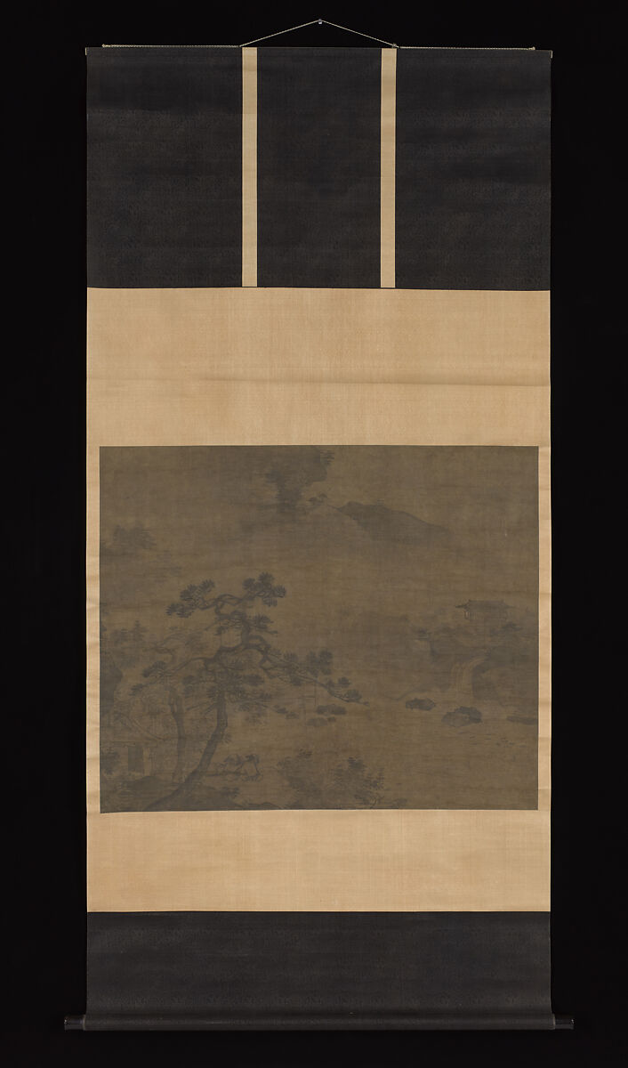 Landscape, Hanging scroll; on silk, China