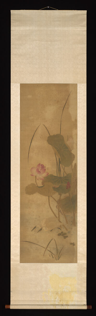 Herons in a Lotus Pond, Unidentified artist Chinese, 16th century, Hanging scroll; on silk, China