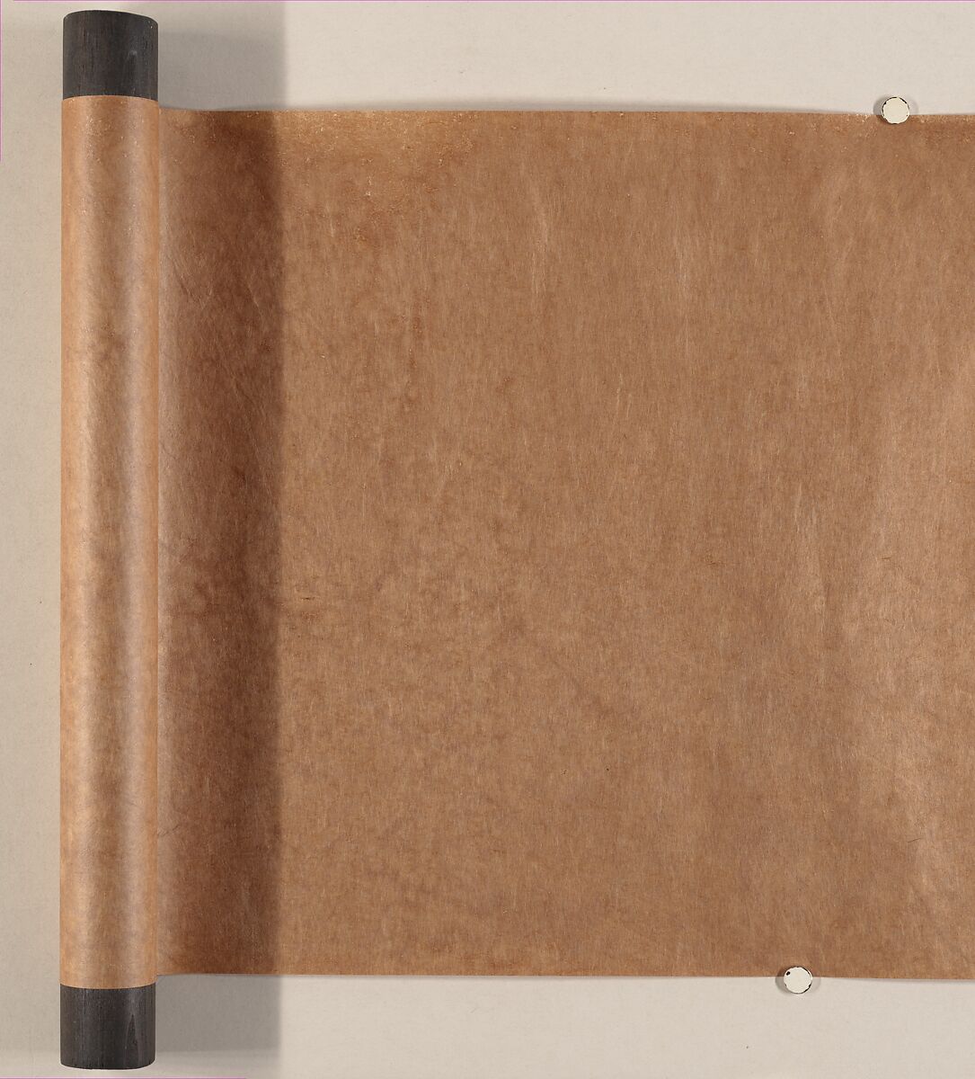 Part of a Buddhistic Sutra, Unidentified artist, Handscroll; ink and color on paper, China