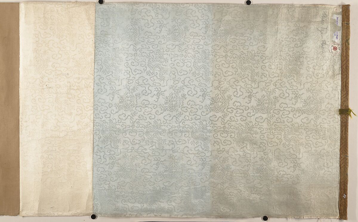 Washing Horses in a River, Unidentified artist, Handscroll; ink and color on silk, China