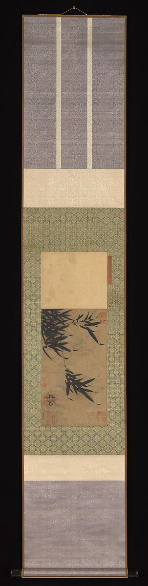Wind in Bamboo, Unidentified artist, Hanging scroll; ink on paper, China