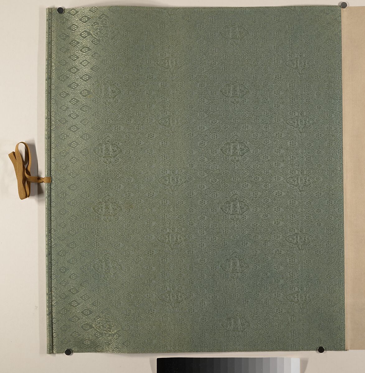 Canonization scroll of Li Zhong, Unidentified artist (17th century), Handscroll; ink color, and gold on silk, China