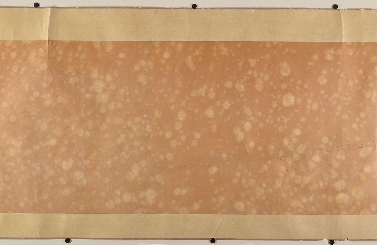 Still Life with Flowers and Rocks, Unidentified artist, Handscroll; ink and color on silk, China