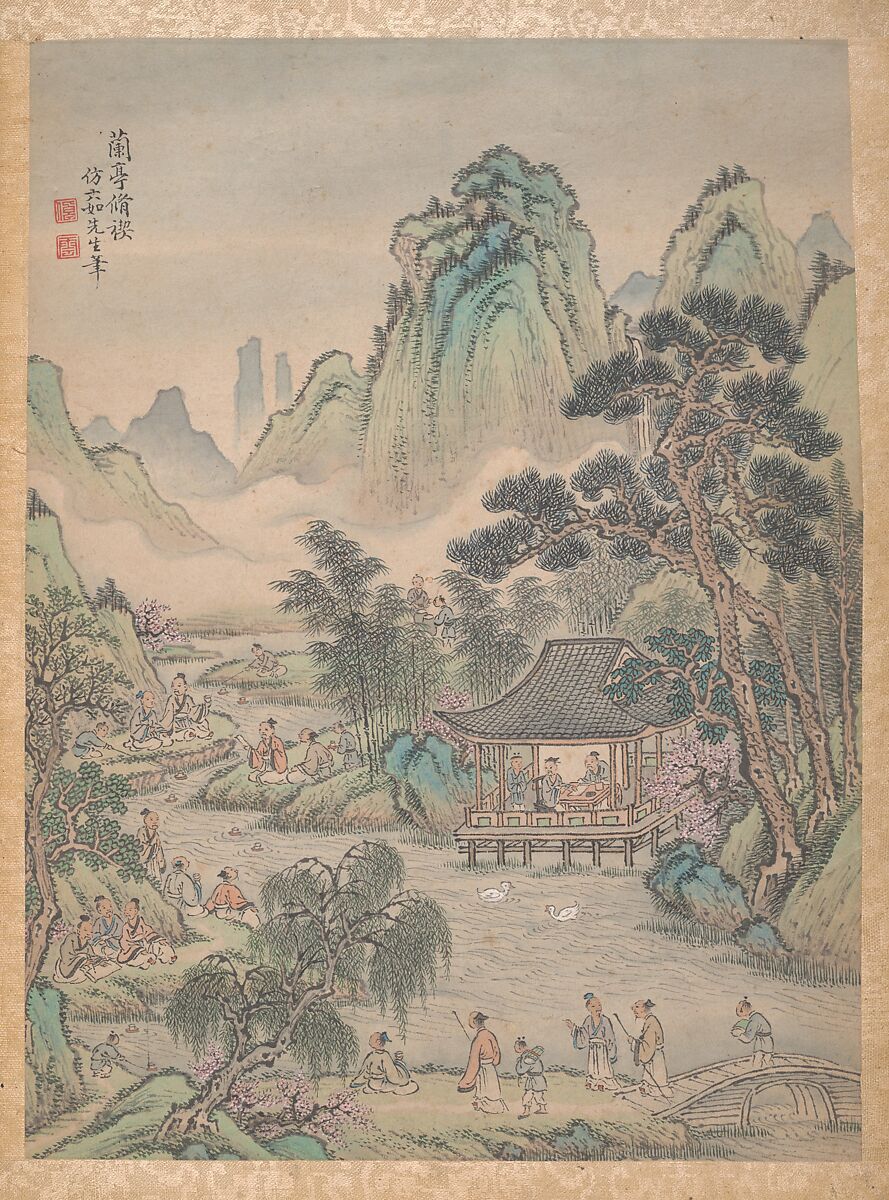 Eight landscapes, Lu Han (Chinese, died 1722), Album of eight leaves; ink and color on paper, China