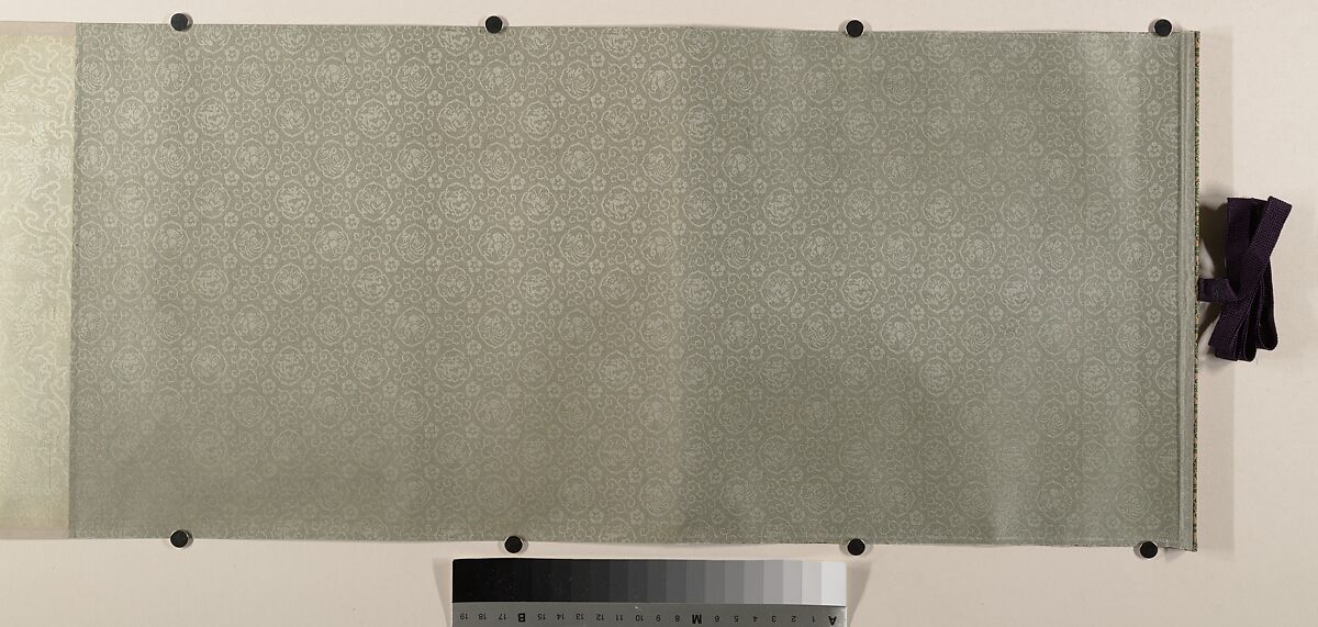 Yellow Roses and Bees, Pink Roses and Wasps, Unidentified artist, Handscroll; ink and color on silk, China