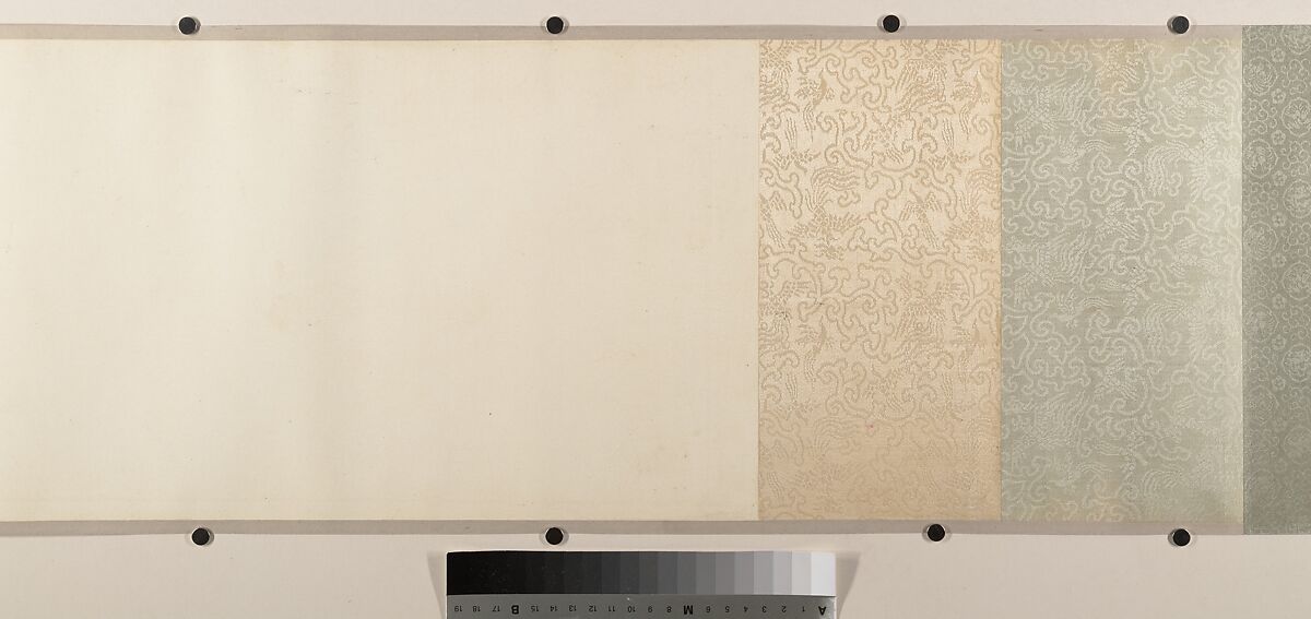 Yellow Roses and Bees, Pink Roses and Wasps, Unidentified artist, Handscroll; ink and color on silk, China