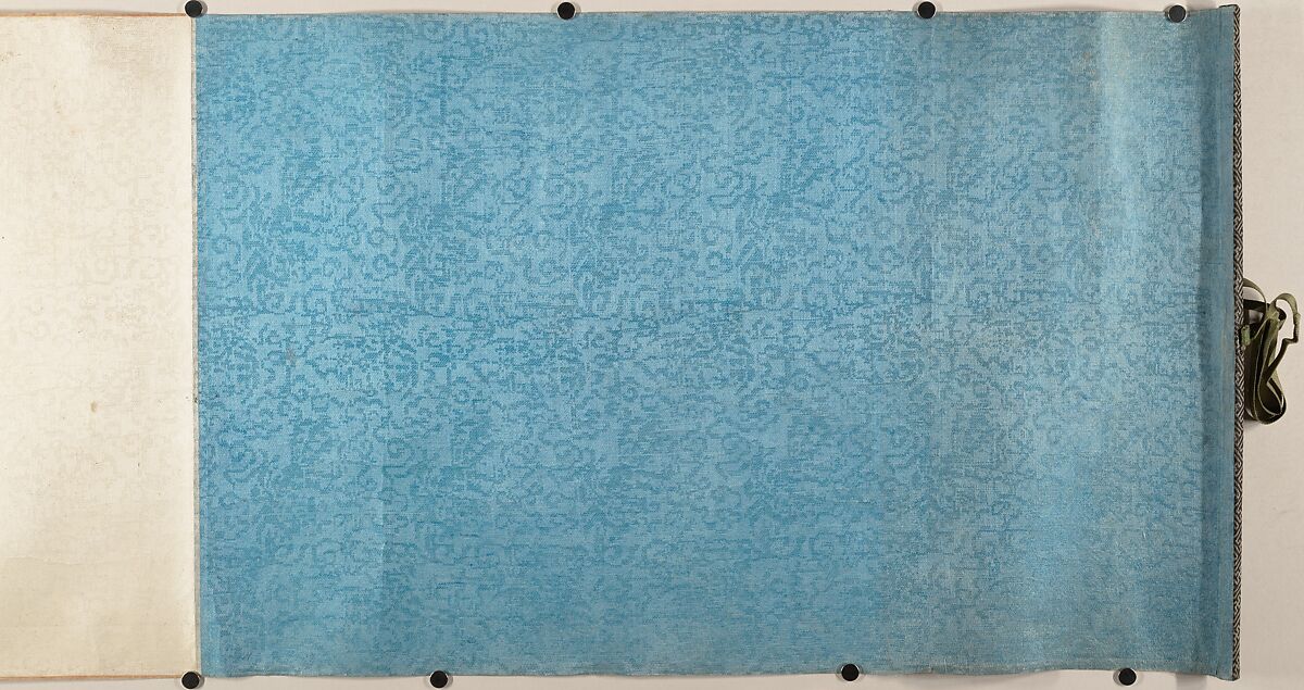 Landscape with White-Breasted Crows, Attributed to Zha Shibiao (Chinese, 1615–1698), Handscroll; ink and color on paper, China