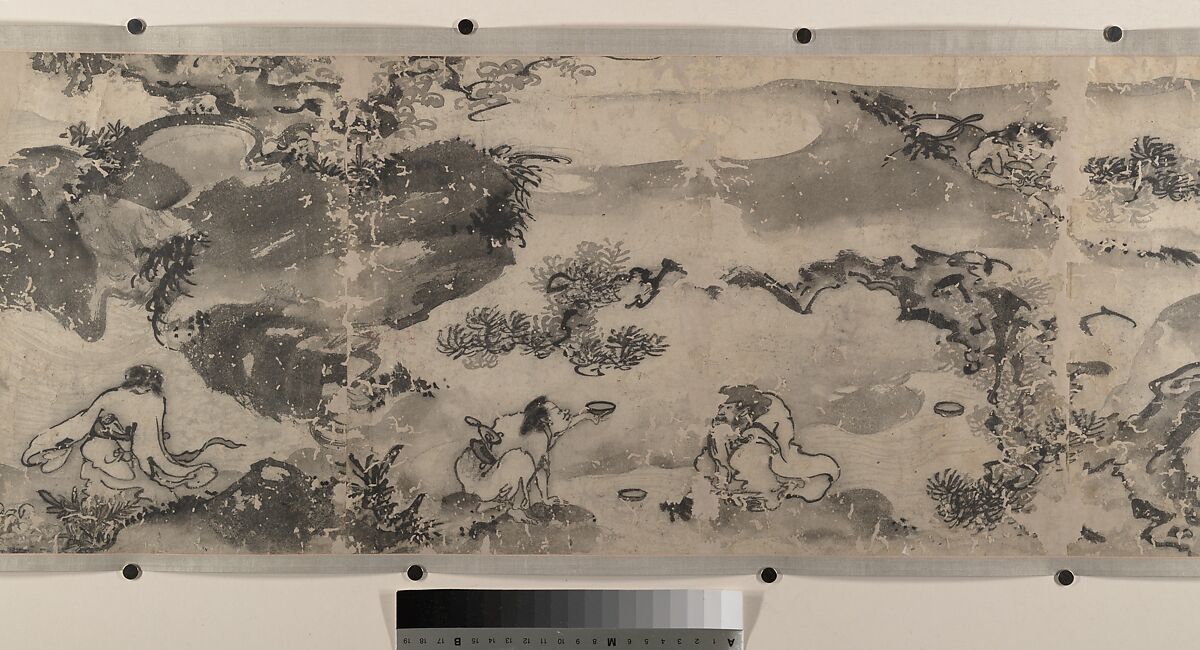 Merry Gatherings in the Magic Jar, Unidentified artist, Handscroll; ink on paper, China