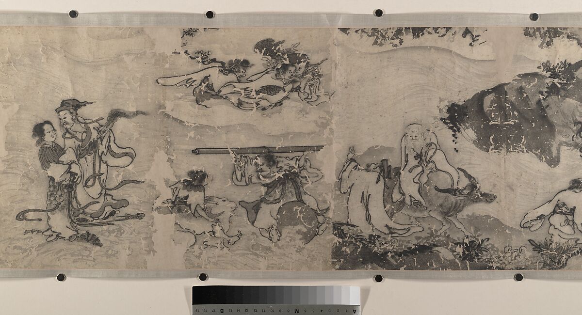 Merry Gatherings in the Magic Jar, Unidentified artist, Handscroll; ink on paper, China