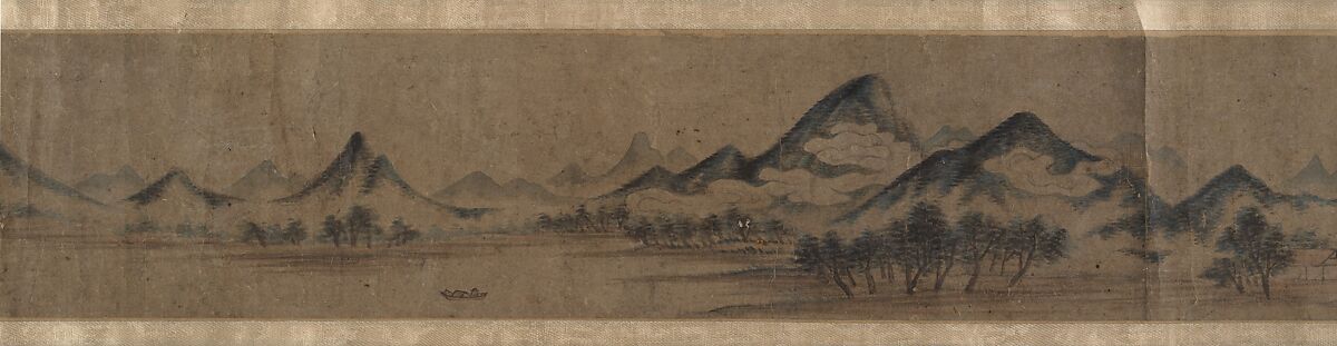 Miniature Landscape, Unidentified artist, Two handscrolls; ink on paper, China