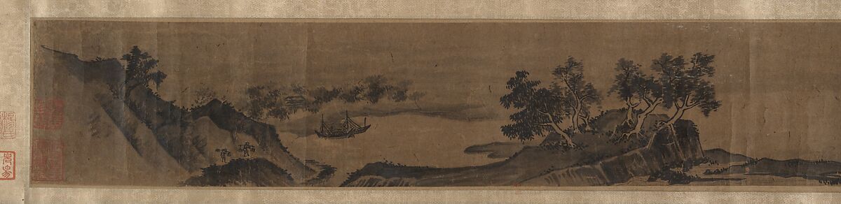 Miniature Landscape, Unidentified artist, Two handscrolls; ink on paper, China