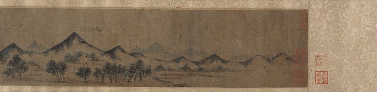 Miniature Landscape, Unidentified artist, Two handscrolls; ink on paper, China