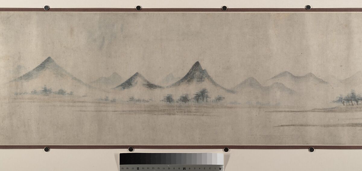 Landscape, Unidentified artist, Handscroll; ink and color on silk, China