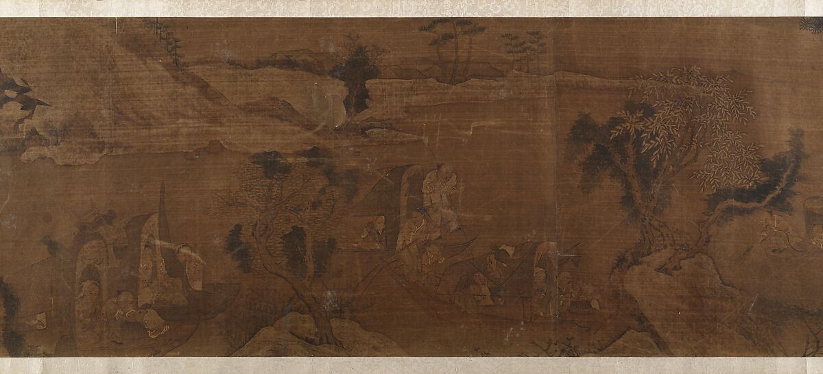 Fishing Scene, Unidentified artist, Handscroll; ink and color on silk, China