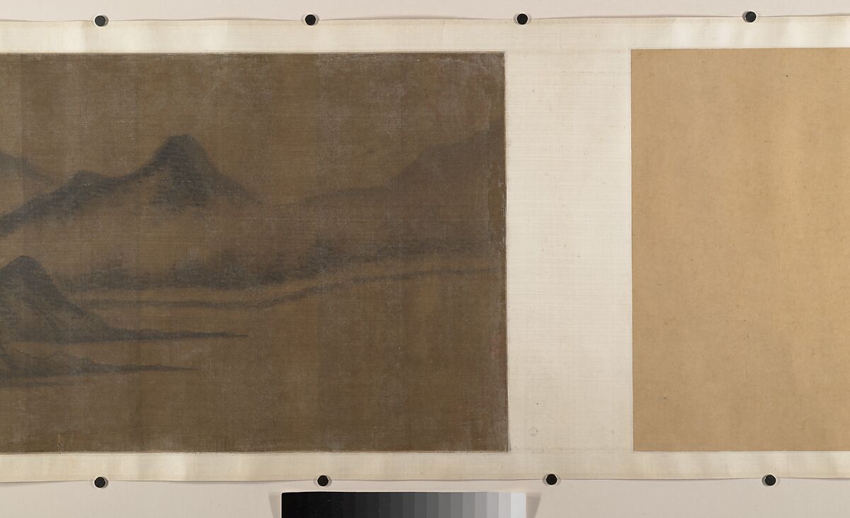 Mountain Landscape, Unidentified artist, Handscroll; ink on silk, China