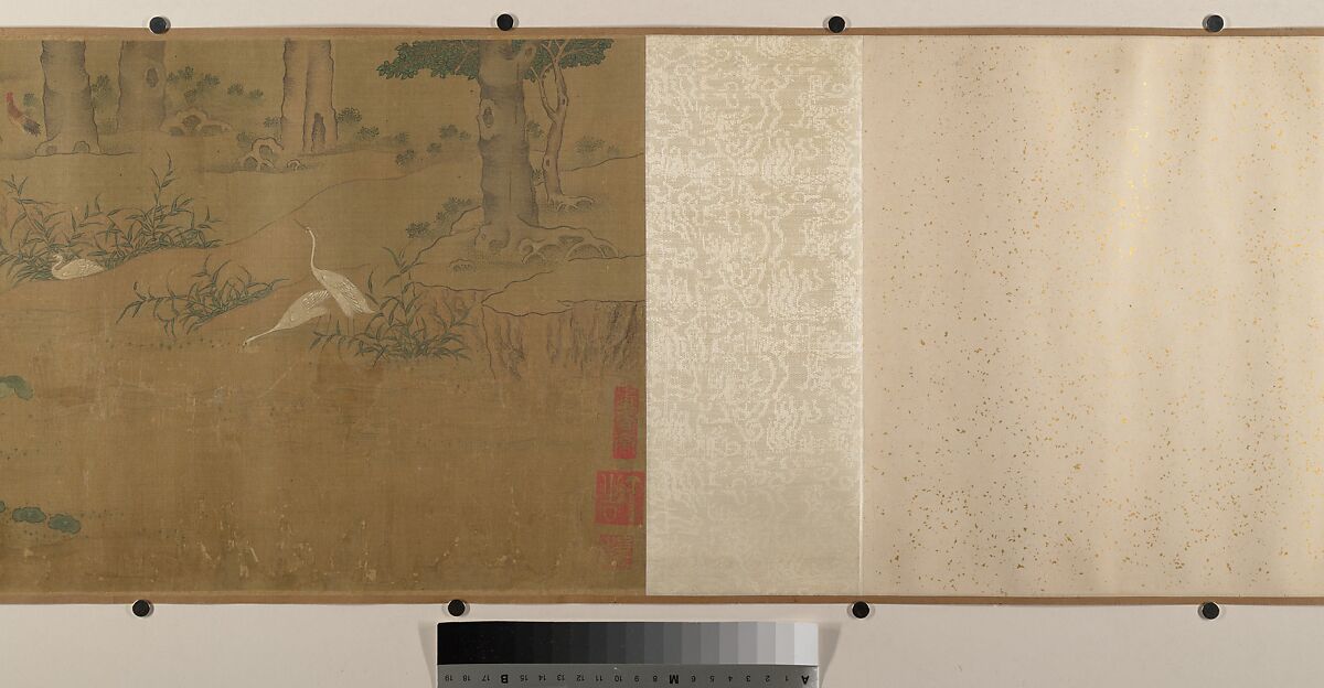 The Hundred Birds, Unidentified artist, Handscroll; ink and color on silk, China