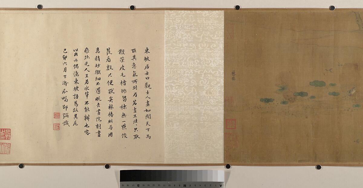 The Hundred Birds, Unidentified artist, Handscroll; ink and color on silk, China