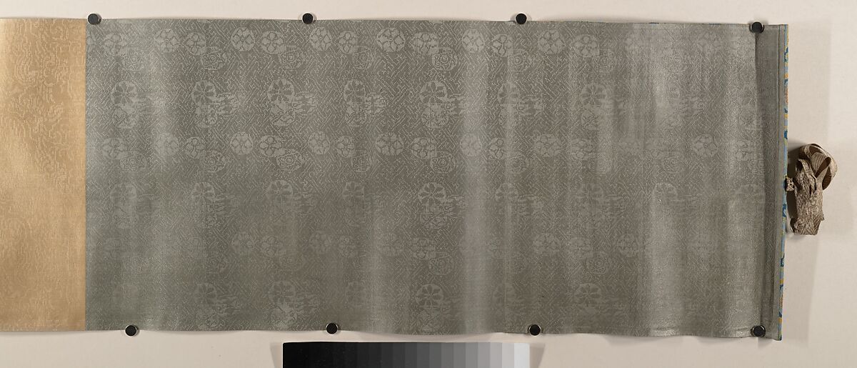 Scholars and Monkeys under Trees, Unidentified artist, Handscroll; ink on silk, China