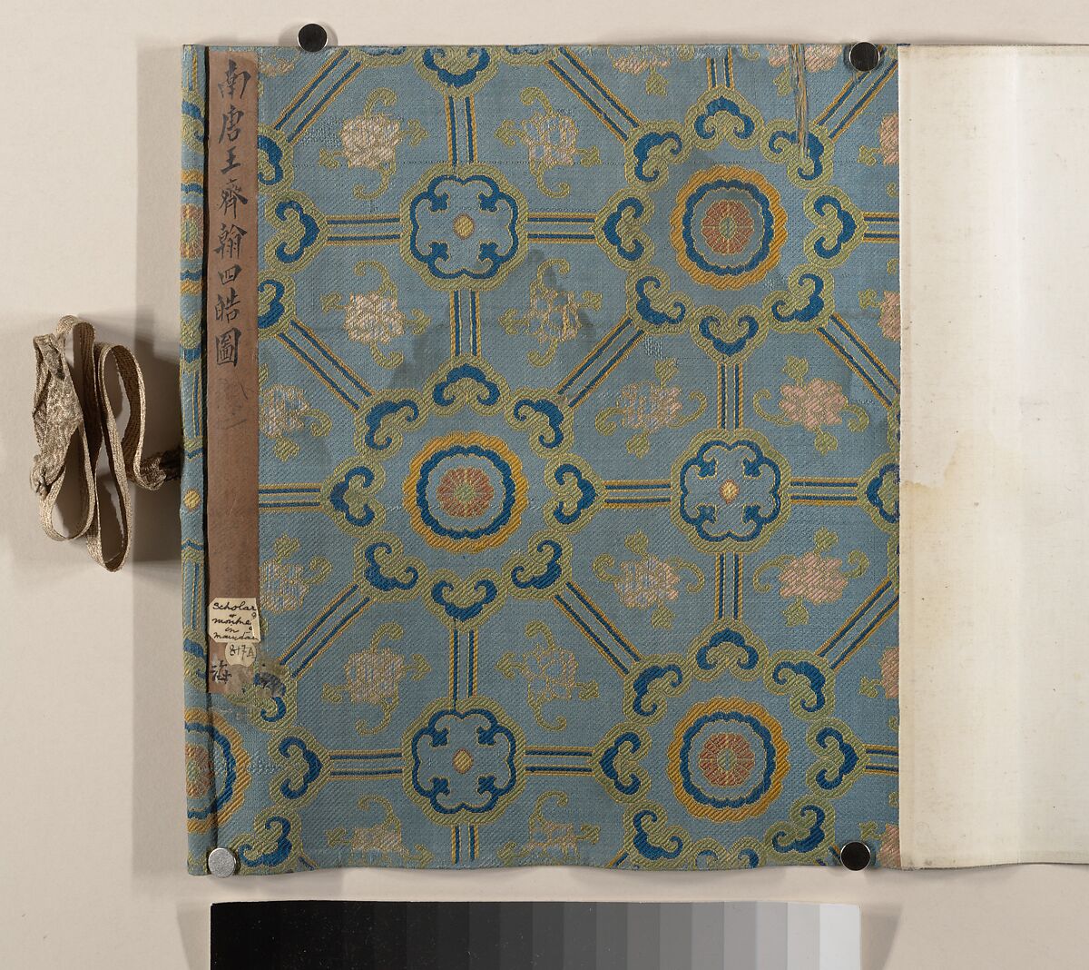 Scholars and Monkeys under Trees, Unidentified artist, Handscroll; ink on silk, China